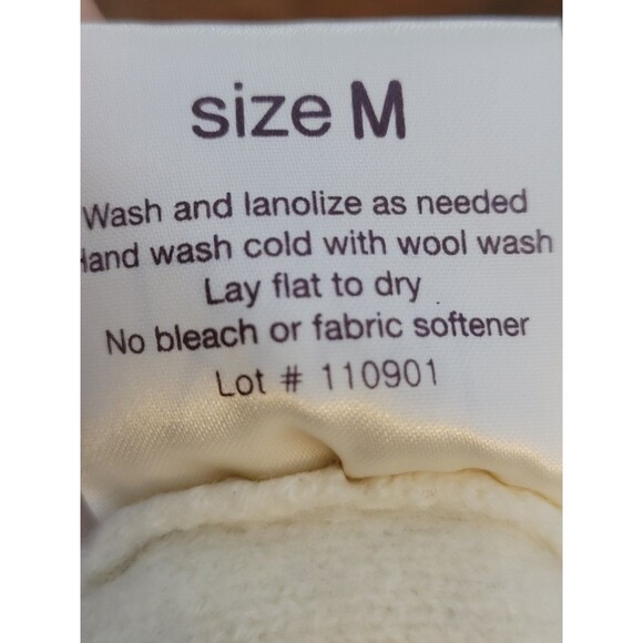 Wool Lover By Kissaluvs Diaper cover Size Medium Merino Wool Made In Korea - Picture 6 of 6